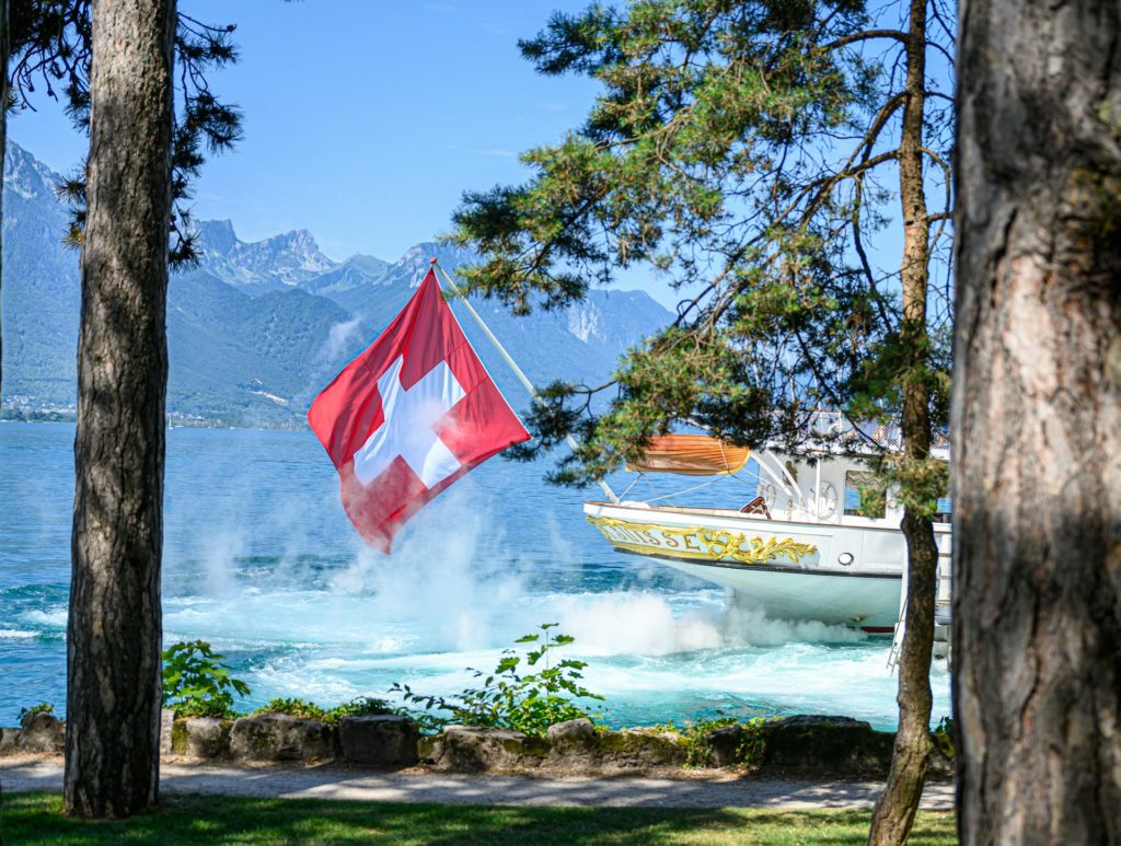 Belle Epoque Steamboat on Lake Geneva, Switzerland